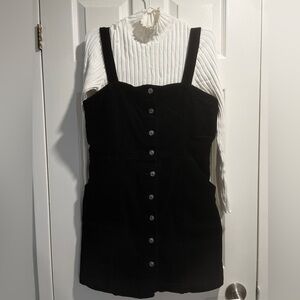 H&M CORDUROY DRESS SET